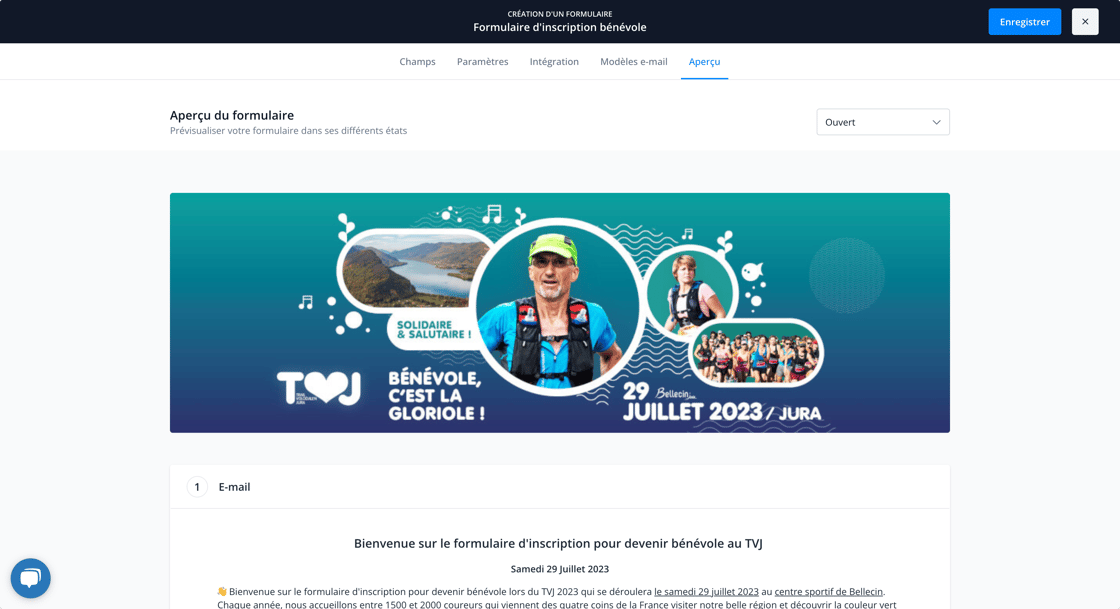 apercu form